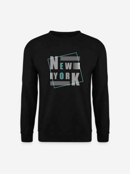 New York USA America Travel New York Empire Stater - Unisex Pullover - Schwarz