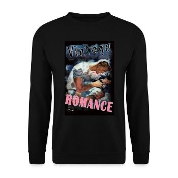 VINTAGE ROMANCE 1 BIS By Yume Origins - Sweat-shirt Unisexe - noir - Devant - Alina (178cm) & Michal (187cm)