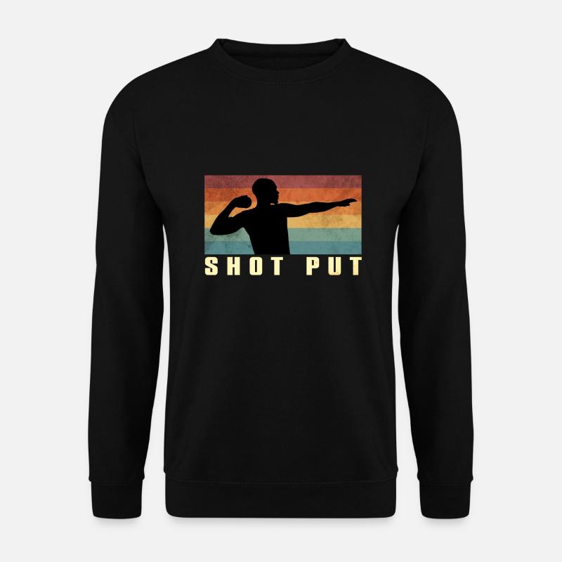 Shot Put Retro - Unisex Sweatshirt - black