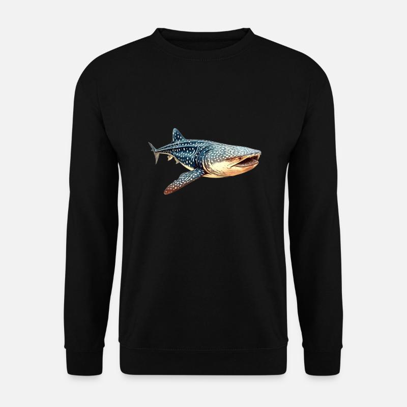 Walhai - Unisex Pullover - Schwarz
