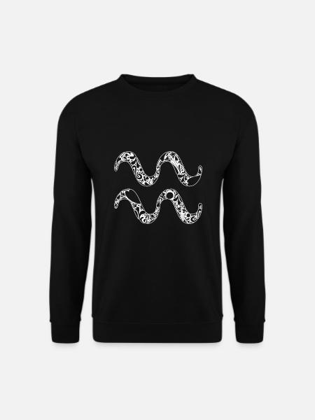 Aquarius Zodiac Funny Horoscope - Unisex Sweatshirt - black