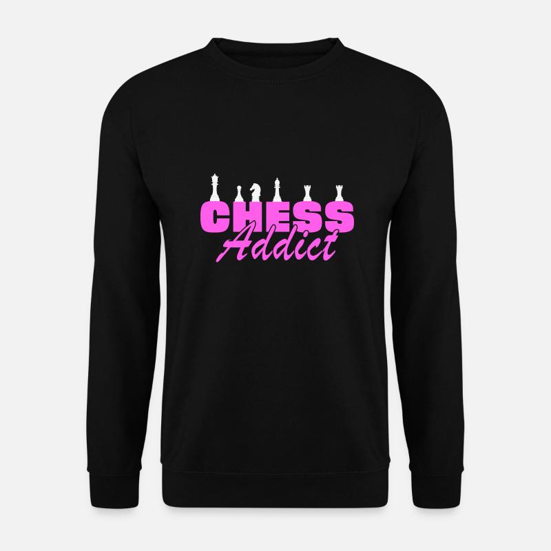 Joueur d’échecs - Sweat-shirt Unisexe - noir
