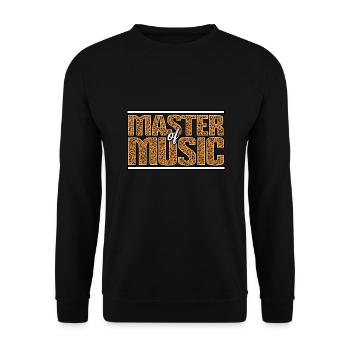 Master of Music - Unisex Sweatshirt - black - Front - Alina (178cm) & Michal (187cm)