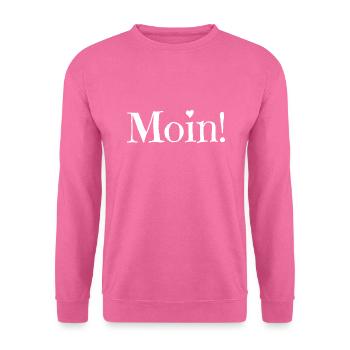 Moin! North German Welcome - Unisex Sweatshirt - pink - Front