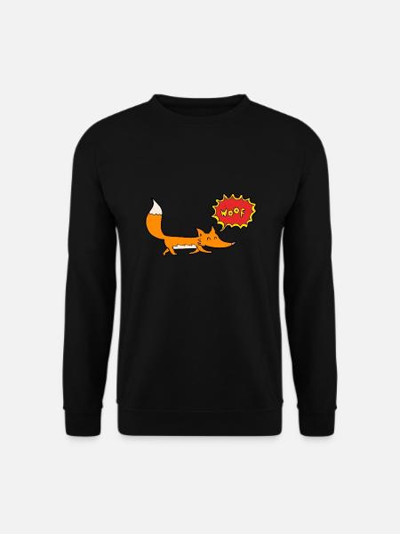 Fox - Unisex Sweatshirt - black