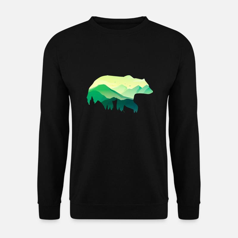 Bear - Unisex Sweatshirt - black