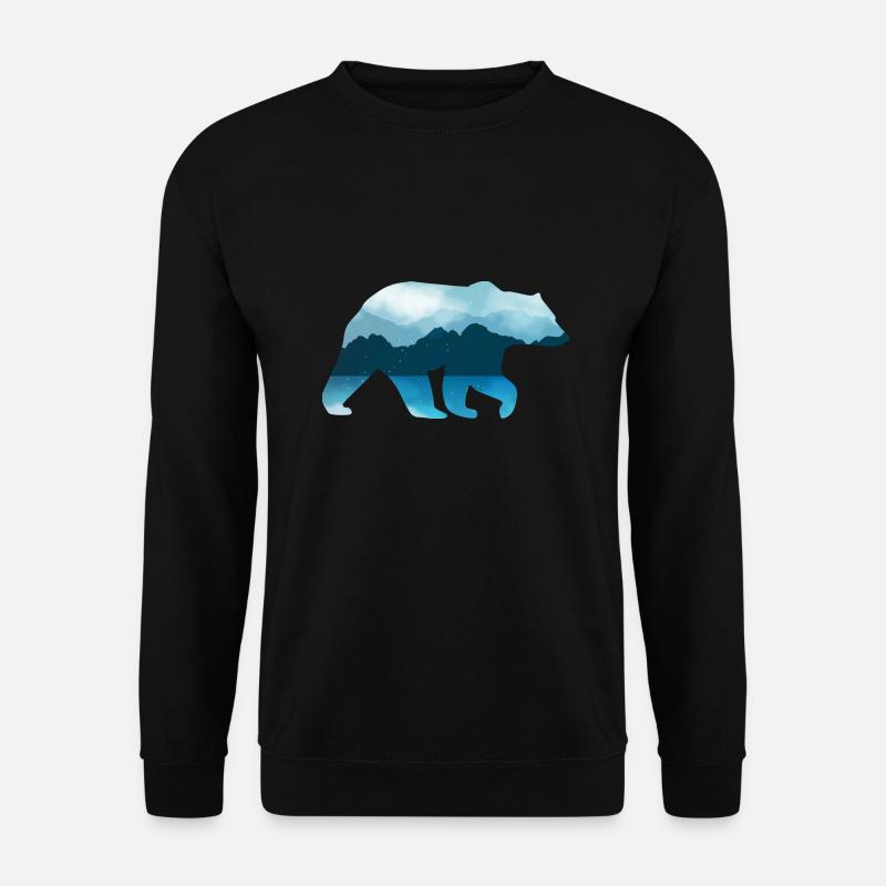 Ours - Sweat-shirt Unisexe - noir