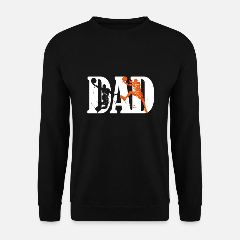 Basketball Papa - Unisex Pullover - Schwarz