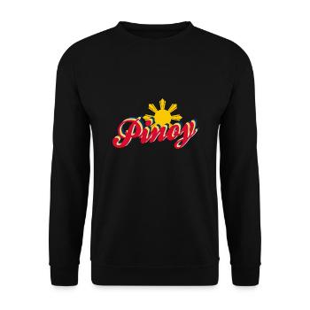 Philippines - Pinoy - Unisex Sweatshirt - black - Front - Alina (178cm) & Michal (187cm)