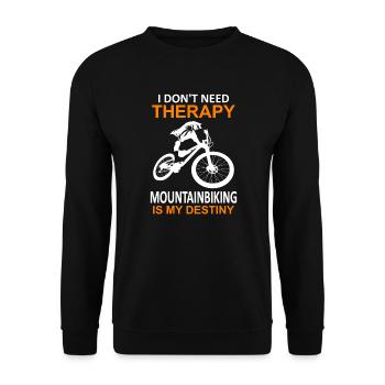 VTTistes VTT VTT - Sweat-shirt Unisexe - noir - Devant - Alina (178cm) & Michal (187cm)