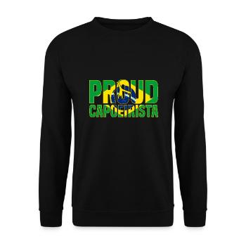 Proud Capoeirista - Unisex Sweatshirt - black - Front - Alina (178cm) & Michal (187cm)
