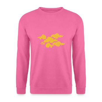 Japanese Clouds Yellow Asian Wind Weather Japan - Unisex Sweatshirt - pink - Front