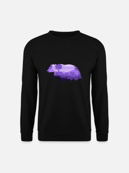 Bear - Unisex Sweatshirt - black