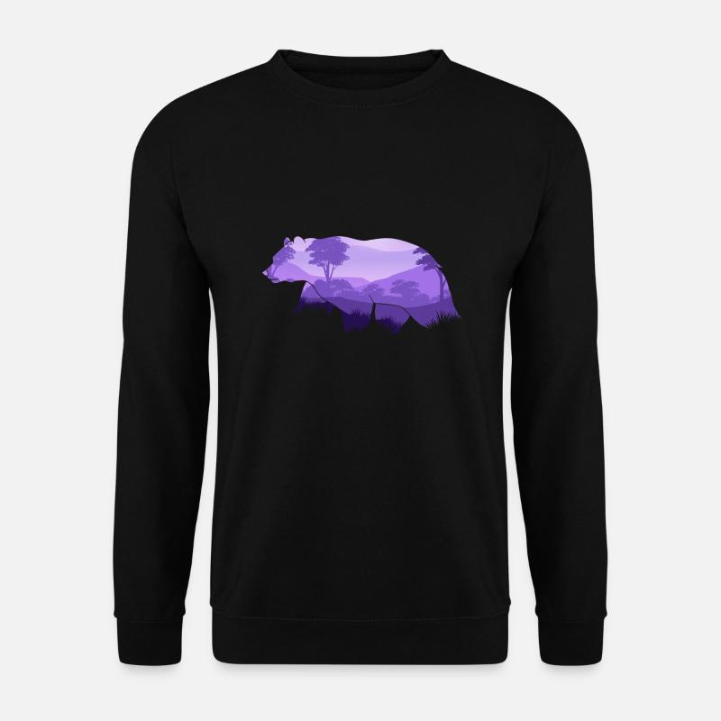 Bär - Unisex Pullover - Schwarz