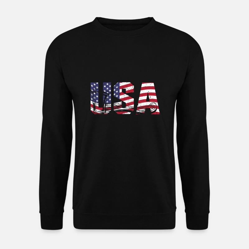 Axe throwing usa - Unisex Sweatshirt - black