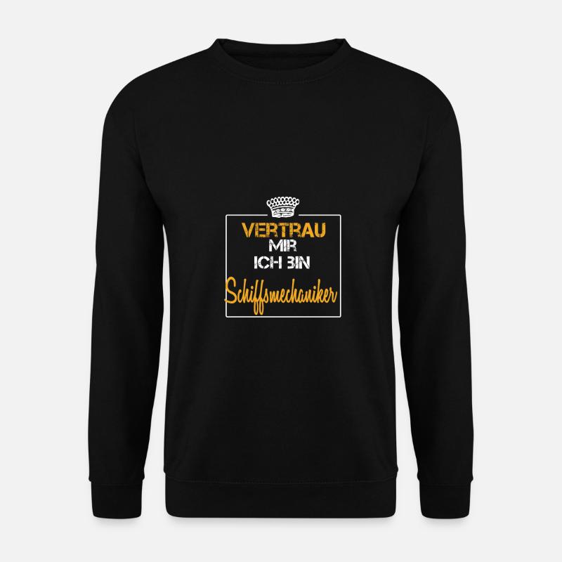 Schiffsmechaniker - Sweat-shirt Unisexe - noir