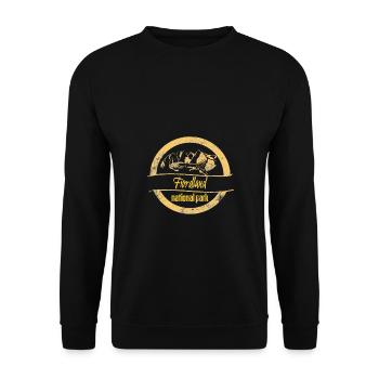 Fiordland - Unisex Sweatshirt - black - Front - Alina (178cm) & Michal (187cm)
