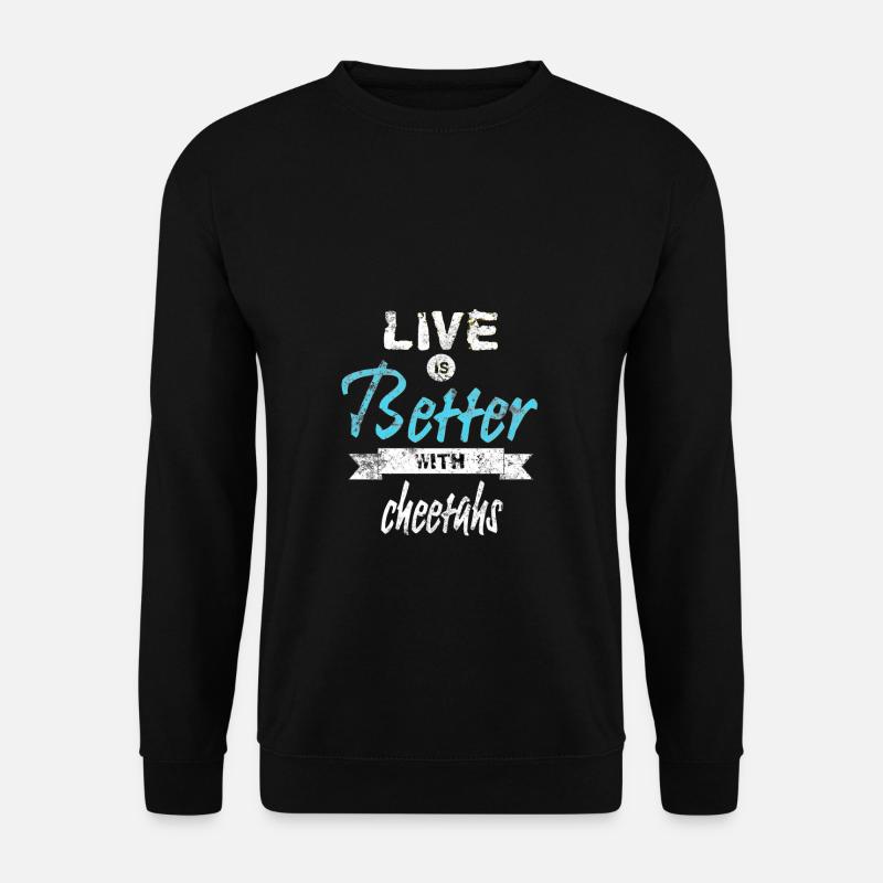 guépards - Sweat-shirt Unisexe - noir