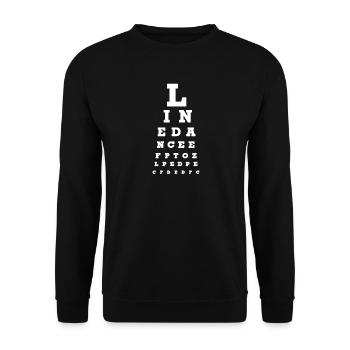 Line Dancer Linedance Cadeau T-Shirt - Sweat-shirt Unisexe - noir - Devant - Alina (178cm) & Michal (187cm)