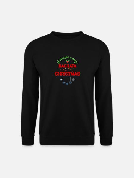 Bachata Christmas - Latin Dance Gift - Unisex Sweatshirt - black