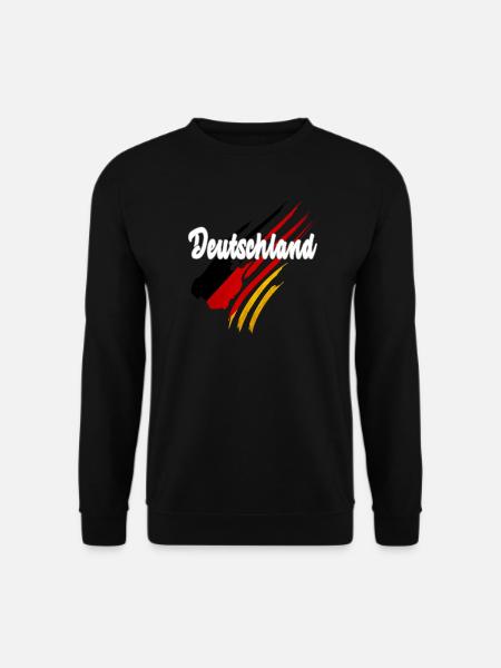 Deutschland - Deutsche Flagge - Unisex Pullover - Schwarz