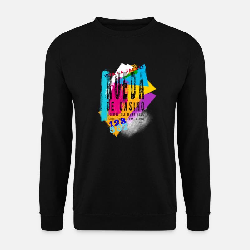 Rueda de casino Salsa Rueda - Unisex Pullover - Schwarz