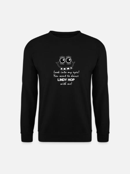 Funny Lindy Hop Swing Dance - Unisex Sweatshirt - black