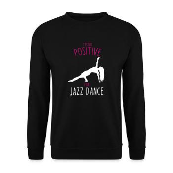 Jazz Dance – Jazz Dancing - Unisex Pullover - Schwarz - Vorne - Alina (178cm) & Michal (187cm)