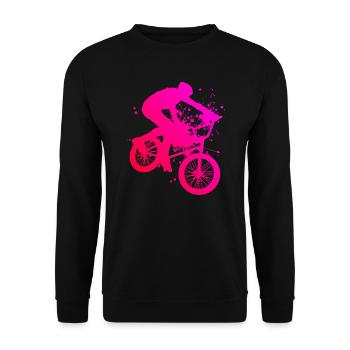 Vélo bmx bmx jeune bmx vélo vélo - Sweat-shirt Unisexe - noir - Devant - Alina (178cm) & Michal (187cm)