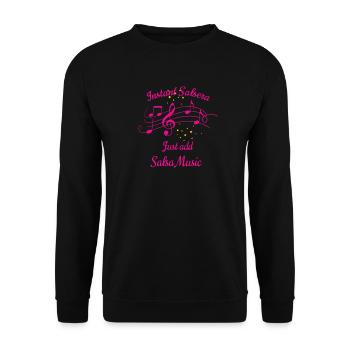 Instant Salsera Salsa Tänzerin Salsera - Unisex Pullover - Schwarz - Vorne - Alina (178cm) & Michal (187cm)