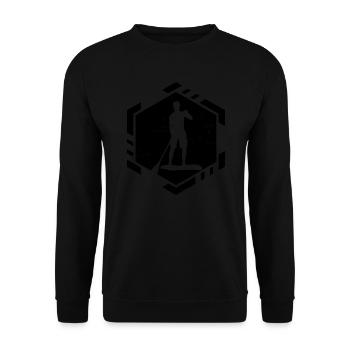 Standup Paddle Standup Paddleboard Femmes Hommes - Sweat-shirt Unisexe - noir - Devant - Alina (178cm) & Michal (187cm)