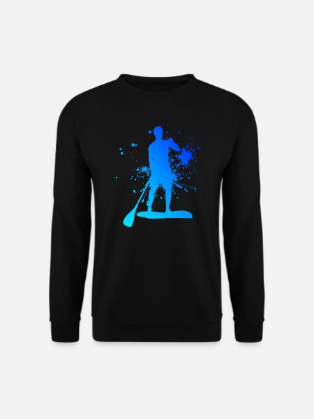 Stand up Paddle Femme Hommes Stand up Paddle - Sweat-shirt Unisexe - noir