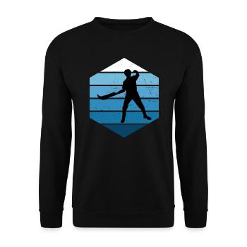 Basque Pelota Herren Pelota vasca Jai Alai - Unisex Pullover - Schwarz - Vorne - Alina (178cm) & Michal (187cm)