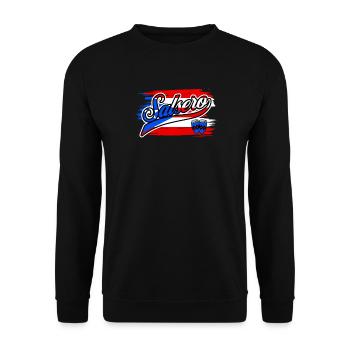 Danseur de Salsa Salsero Puerto Rico Salsero - Sweat-shirt Unisexe - noir - Devant - Alina (178cm) & Michal (187cm)