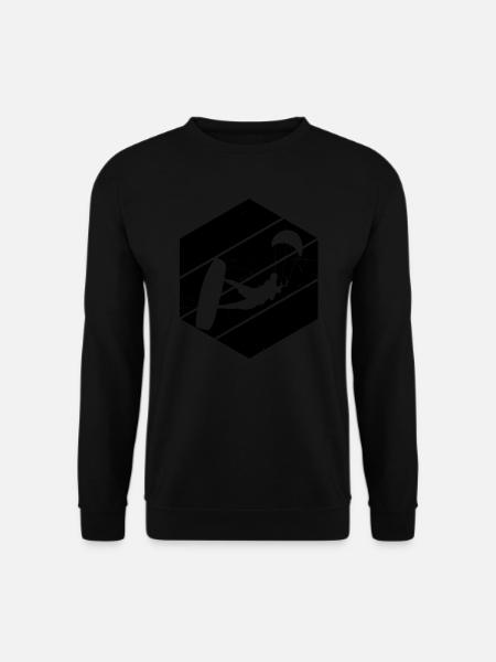 Kitesurfer Kitesurf Kitesurfen Kitesurfing - Unisex Sweatshirt - black