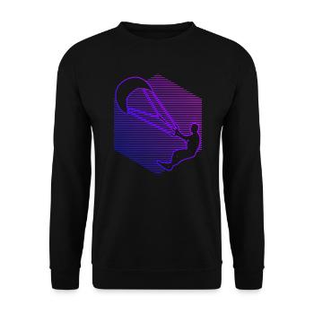 Kitesurf Hommes Kitesurf kitesurf kitesurf - Sweat-shirt Unisexe - noir - Devant - Alina (178cm) & Michal (187cm)