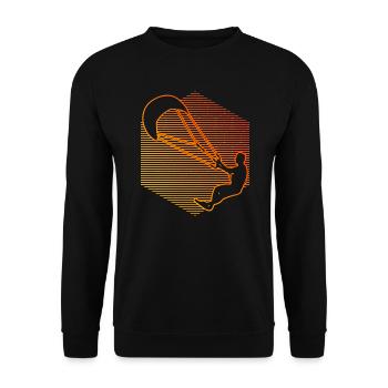 Femmes Kitesurf Kitesurf Kitesurfer Hommes - Sweat-shirt Unisexe - noir - Devant - Alina (178cm) & Michal (187cm)