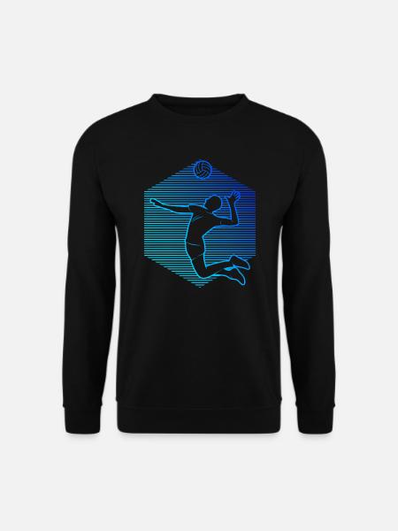 Volley-ball Volleyeur Volley Beach Volley - Sweat-shirt Unisexe - noir