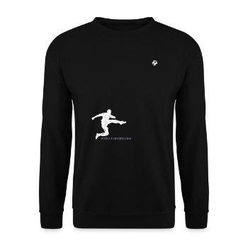 Fussball Bosnien und Herzegowina Bosna Fudbal - Unisex Pullover - Schwarz - Vorne - Alina (178cm) & Michal (187cm)