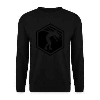 Roller Skating Roller Skating Roller Skating Roller Skate - Unisex Sweatshirt - black - Front - Alina (178cm) & Michal (187cm)