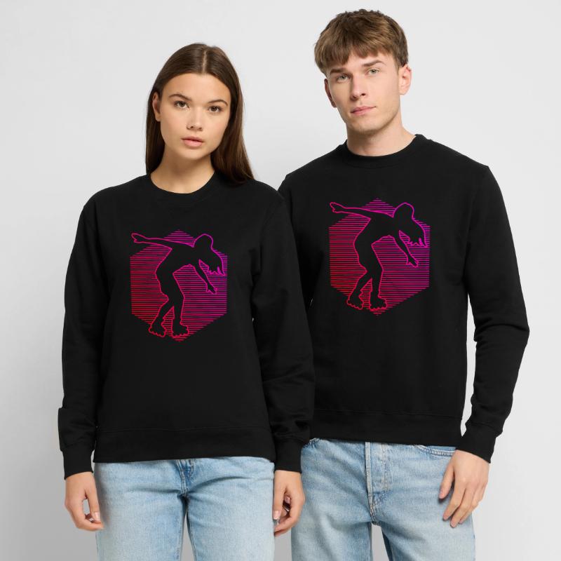Rollerskaten Roller Skates Rollerskate Roller Skat Sweat-shirt Unisexe