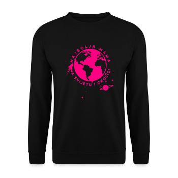 Najbolja mama na Svijetu - Unisex Pullover - Schwarz - Vorne - Alina (178cm) & Michal (187cm)