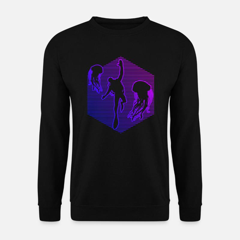 Plongée Femme Plongée Plongée Plongée - Sweat-shirt Unisexe - noir