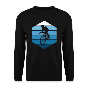 Cyclisme sur route hommes Cyclisme sur route Cyclistes sur route - Sweat-shirt Unisexe - noir - Devant - Alina (178cm) & Michal (187cm)