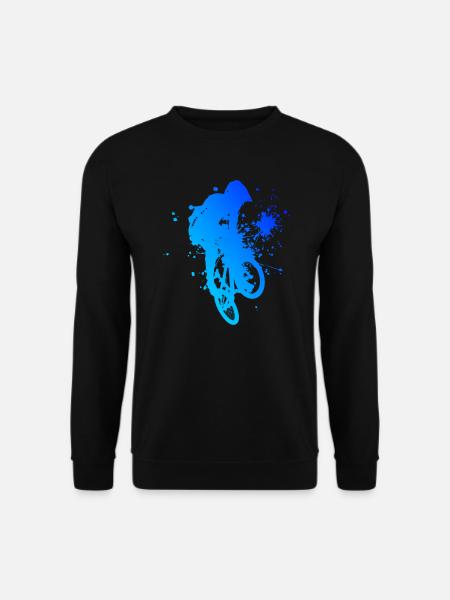 bmx jungen Bike bmx fahrrad Herren Radfahren - Unisex Pullover - Schwarz