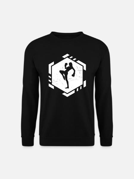 Kickboxer Kickboxen Boxing Boxen Kickbox - Unisex Pullover - Schwarz