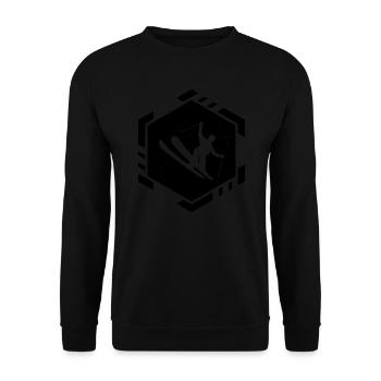 Slopestyle Ski Freestyle Ski Jumping Freestyle Ski - Unisex Sweatshirt - black - Front - Alina (178cm) & Michal (187cm)