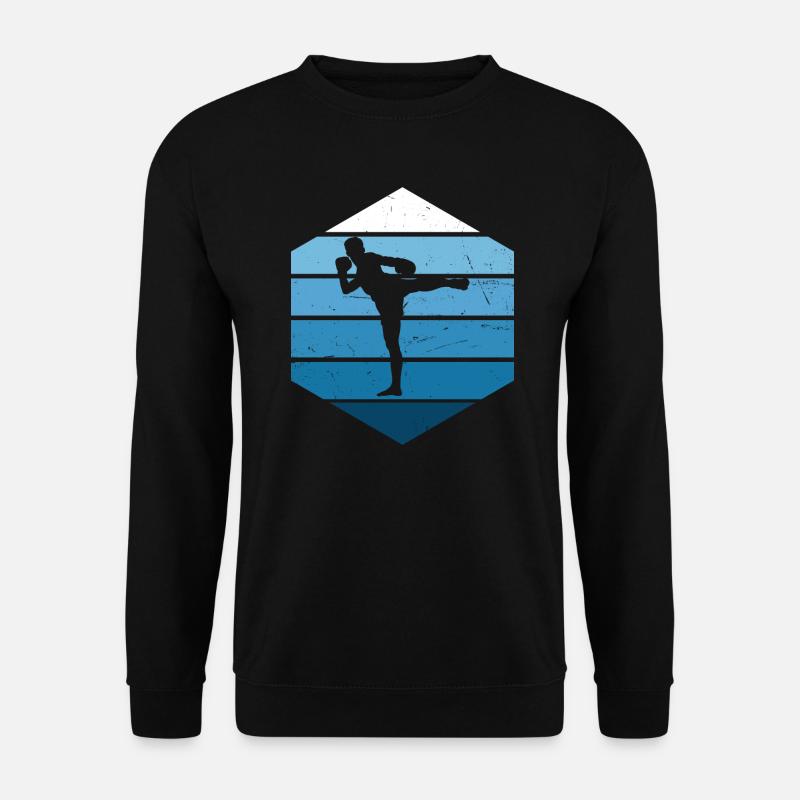 Herren Thaiboxen Thaiboxing Thaiboxer Thaibox - Unisex Pullover - Schwarz
