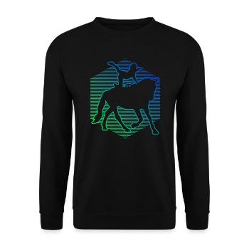 Voltige Contrôle corporel Disciplines athlétiques - Sweat-shirt Unisexe - noir - Devant - Alina (178cm) & Michal (187cm)
