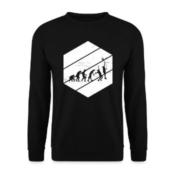 Raquette Sport Femme Raquette De Paddle Homme - Sweat-shirt Unisexe - noir - Devant - Alina (178cm) & Michal (187cm)